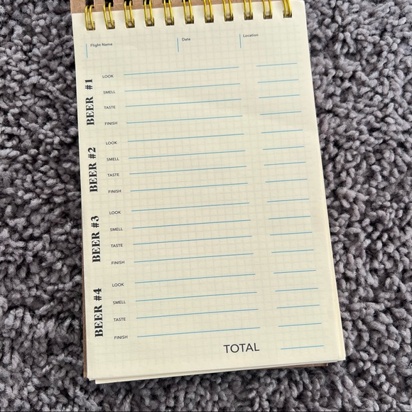 Beer Tasting Flight Plan Notebook - Picture 4 of 6